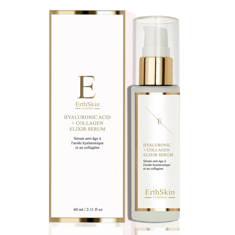 erthskin london hyaluronic acid & collagen serum 60ml