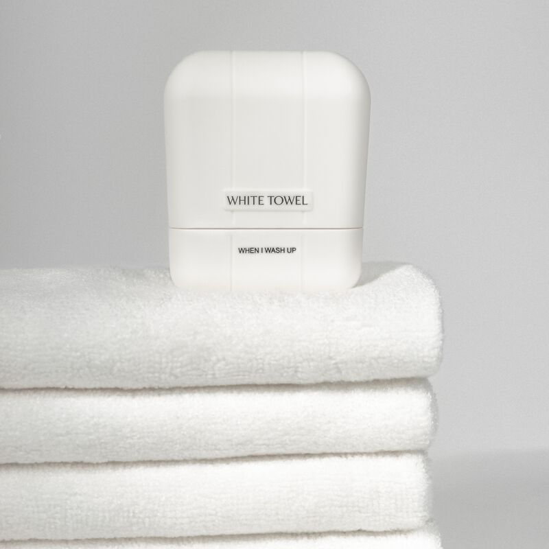 white towel silky care duo