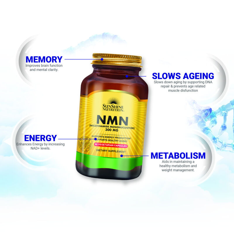sunshine nutrition nmn nicotinamide 300mg vcapsule