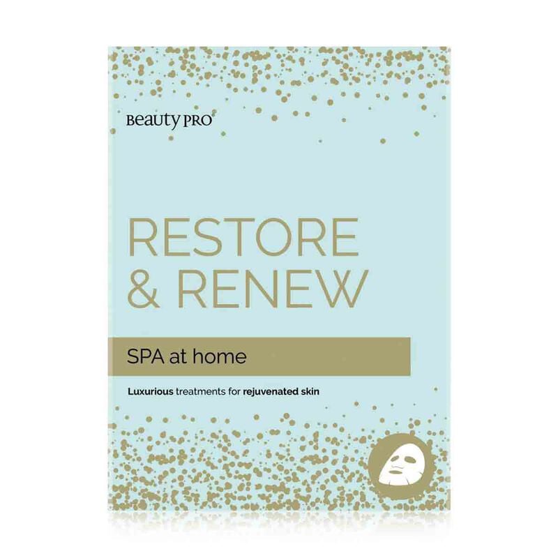 بيوتي برو مجموعة سبا ات هوم لاستعادة وتجديد نضارة البشرة