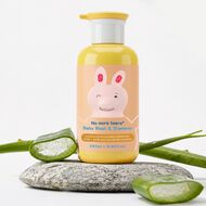 Baby Body Wash and Shampoo faces baby body wash and shampoo