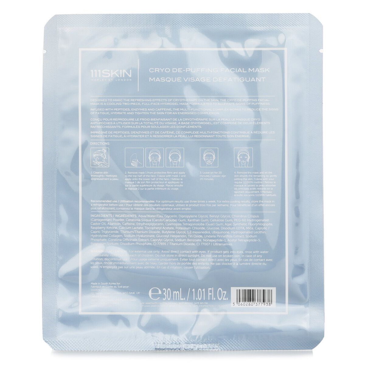 Cryo De-Puffing Facial Mask