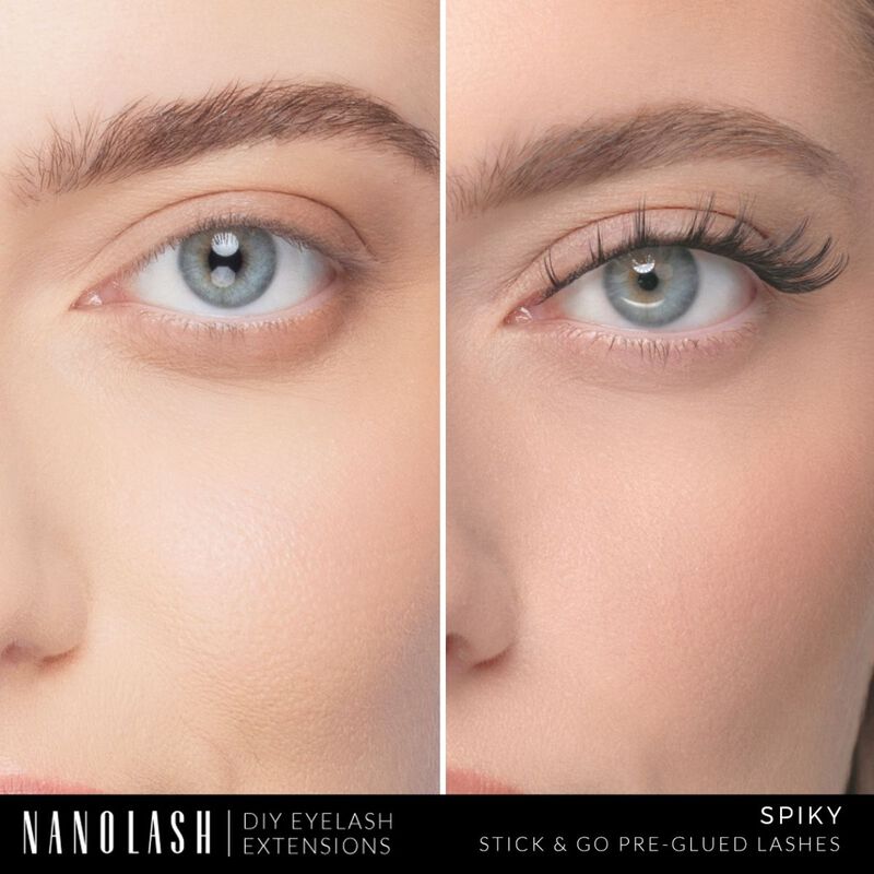 nanolash diy stick & go preglued lashes spiky