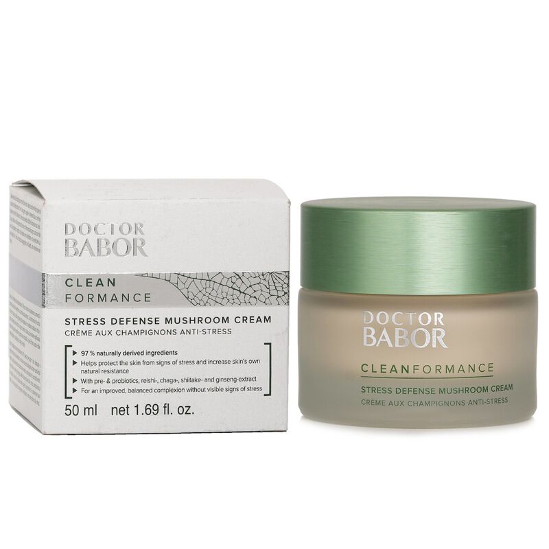 babor clean formance stress defense mushroom cream