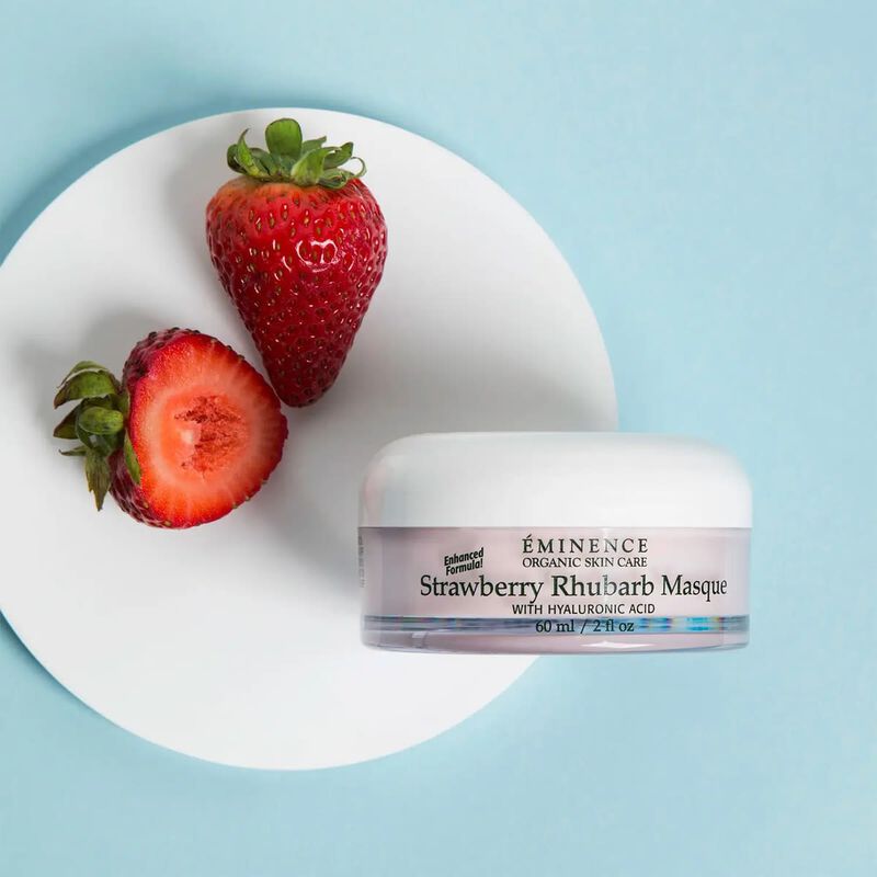 eminence organic skin care strawberry rhubarb masque