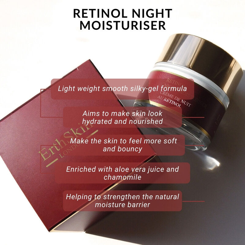 إرث سكين لندن retinol night moisturiser 50ml