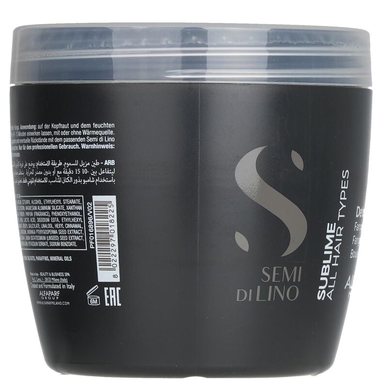 alfaparf semi di lino sublime detoxifying mud