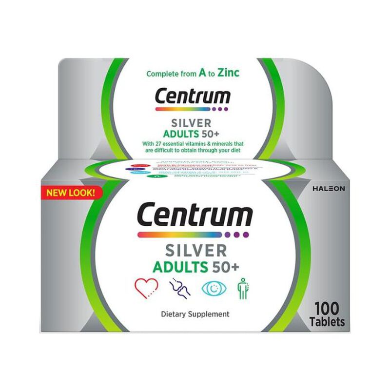 centrum silver adult 50+ multivitamin, heart, bone, eye & wholebody health support