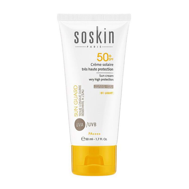 soskin sun cream protection spf50+