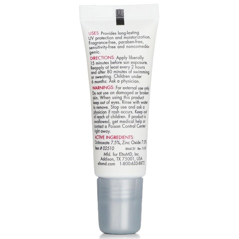eltamd uv lip balm waterresistant spf 36