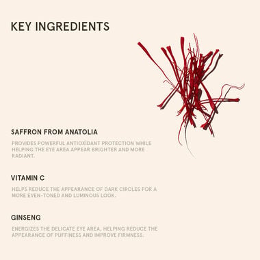 Saffron Brightening Eye Cream faces saffron brightening eye cream