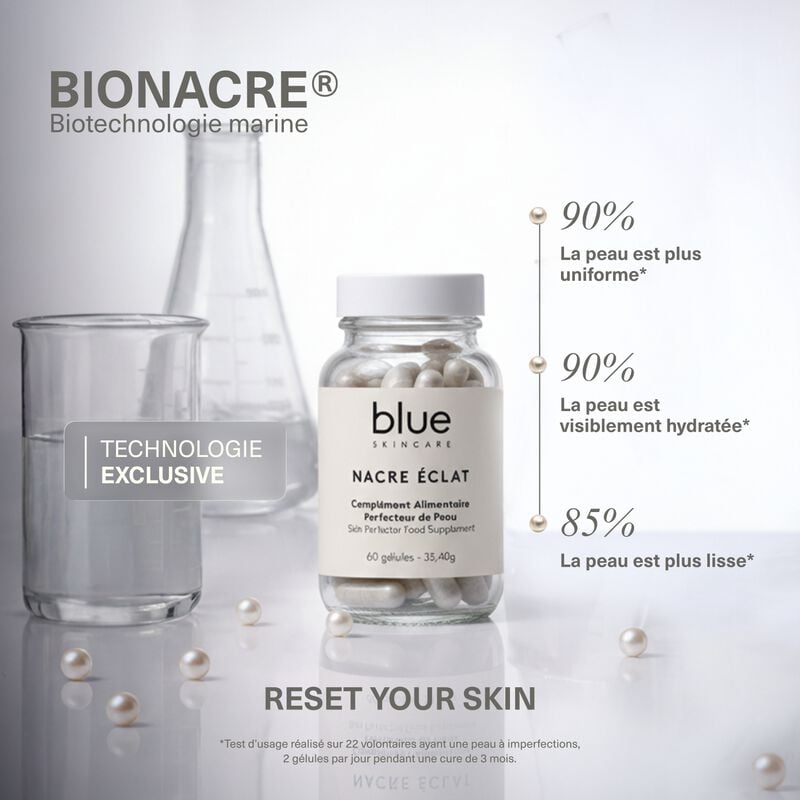 blue skincare pearl treasure gift set