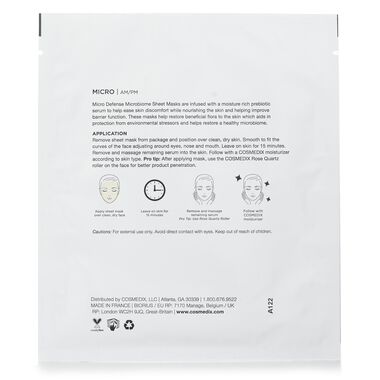 faces قناع ورقي ميكروبيوم الدفاع الدقيق