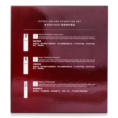 faces pitera deluxe hydrating  3 pieces set