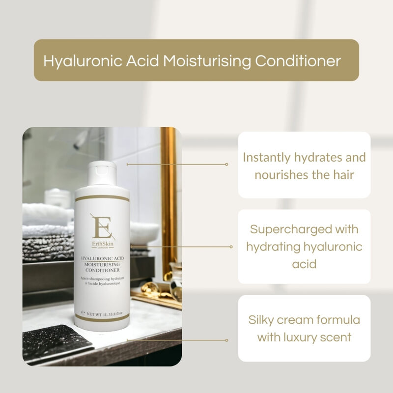 إرث سكين لندن hyaluronic acid moisturising conditioner 1l