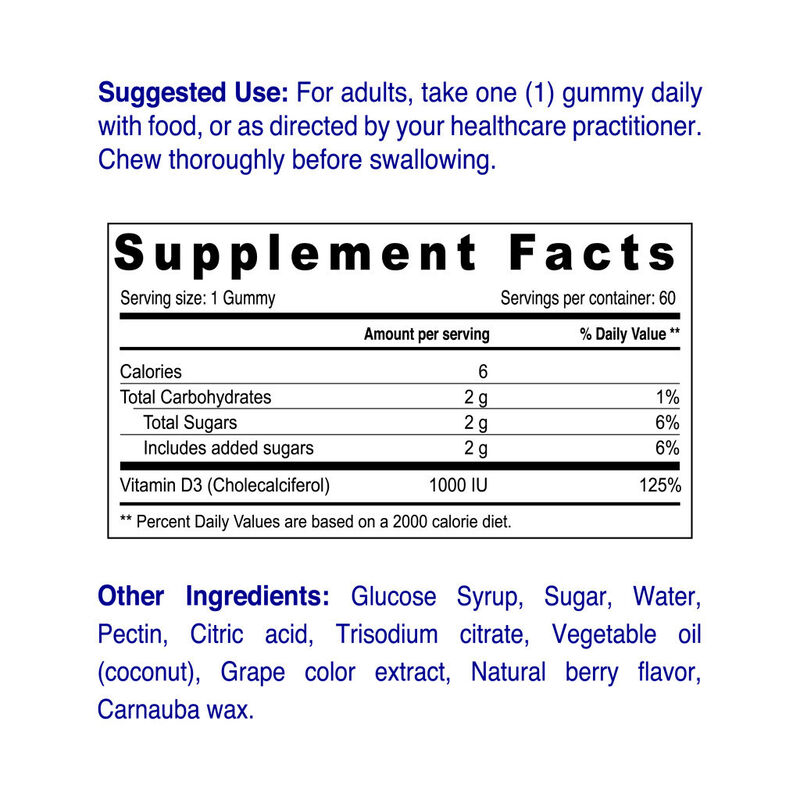 nordic sunshine vitamin d3 1000 iu gummies