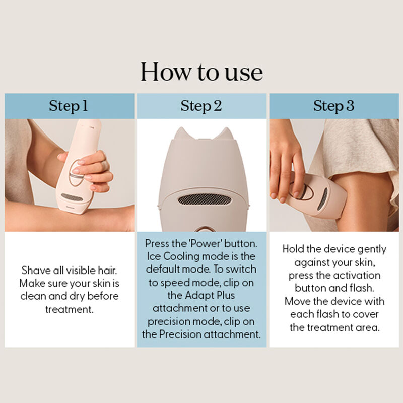 سموث سكين جهار بيور سويتش ازالة الشعر بتقنية ipl