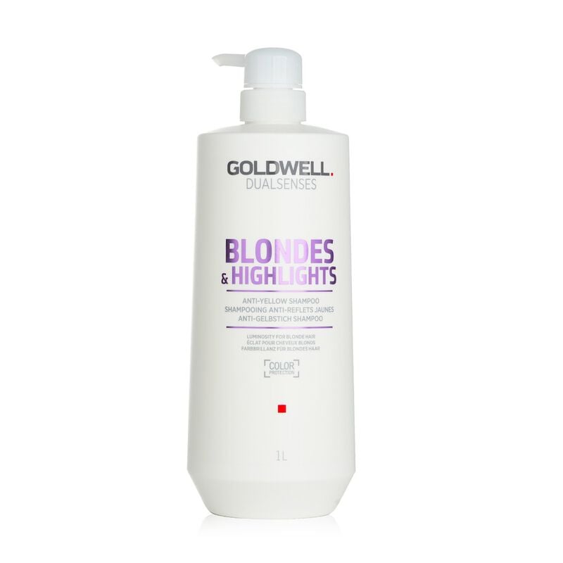 goldwell dual senses blondes & highlights antiyellow shampoo