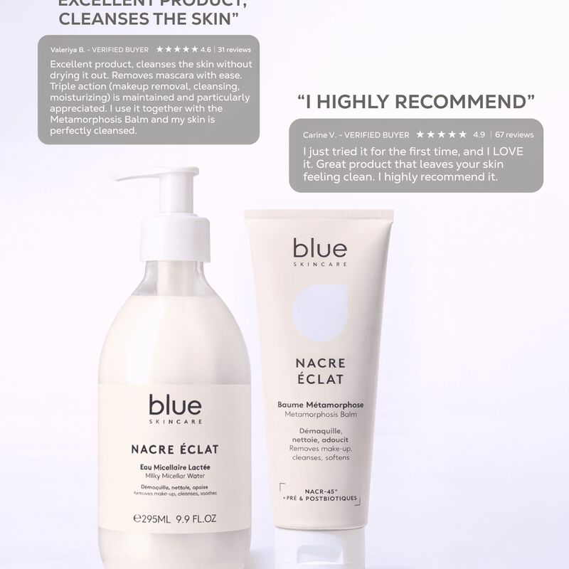 blue skincare ثنائي التنظيف