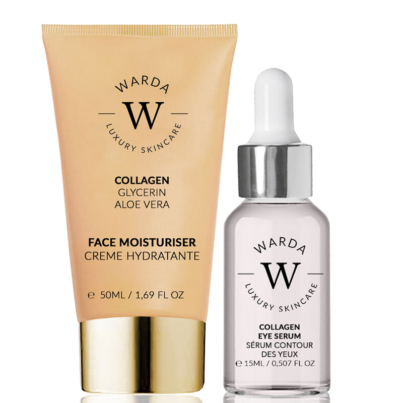 إرث سكين لندن skin lifter boost collagen moisturiser 50ml + skin lifter boost collagen eye serum 15m