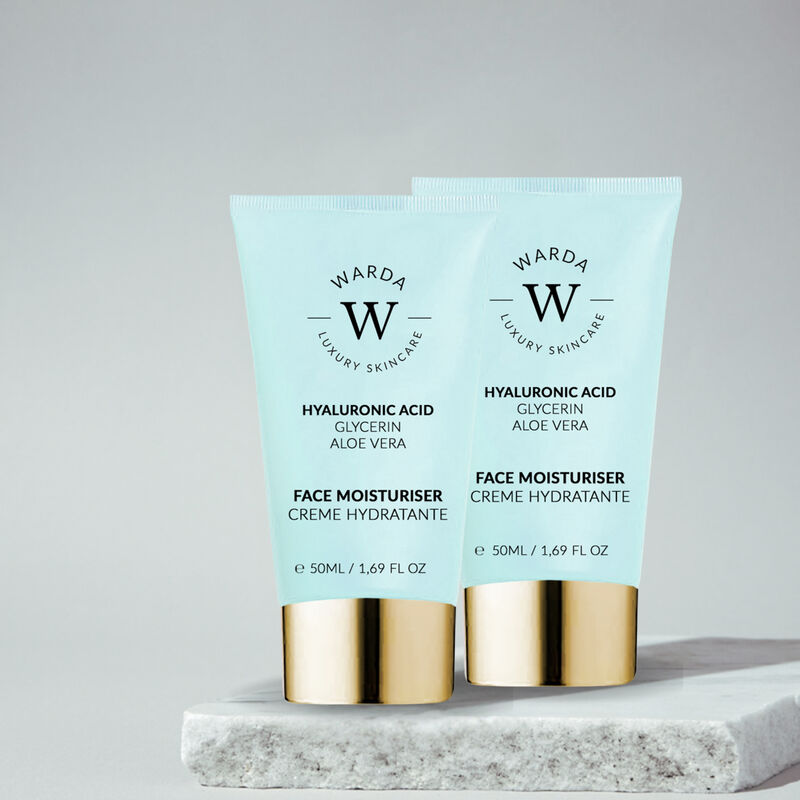 إرث سكين لندن 2 x skin hydration boost hyaluronic acid moisturiser 50ml