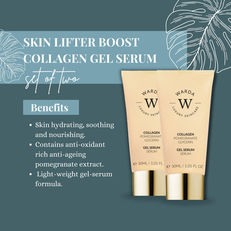 إرث سكين لندن 2 x skin lifter boost collagen gel serum 30ml