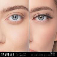 DIY Stick & Go Pre-glued Lashes Foxy Short faces diy stick go pre glued lashes foxy short