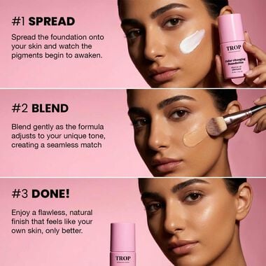 faces clean color changing foundation spf 50