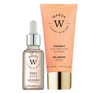 VITAMIN C GLOW BOOST OIL-SERUM 30ml + SKIN GLOW BOOST VITAMIN C GEL SERUM 30ml faces vitamin c glow boost oil serum 30ml skin glow boost vitamin c gel serum 30ml