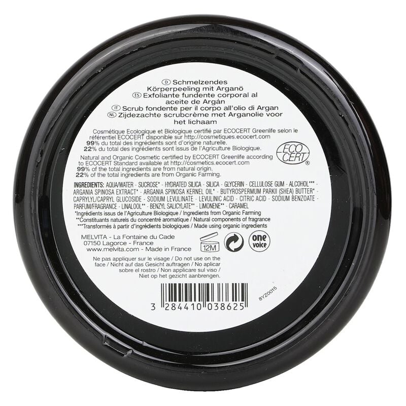 ميلفيتا منظف فرك للجسم ذواب بزيت الأركان