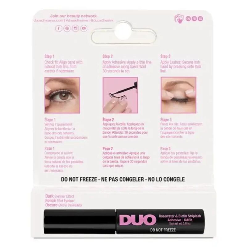 ارديل مادة لاصقة للرموش بمستخلصات الورد والبيوتين