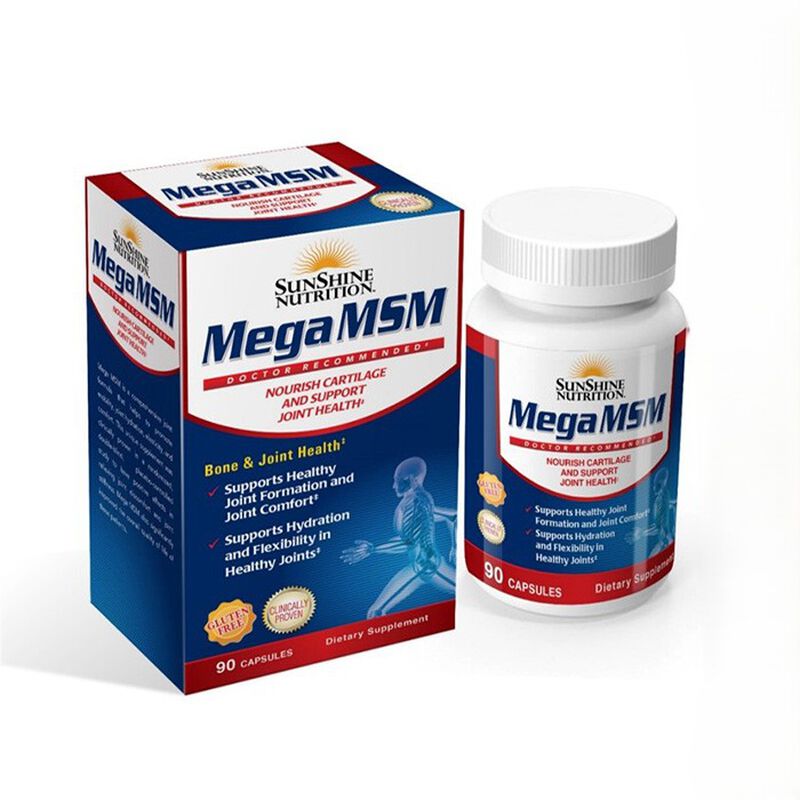 sunshine nutrition mega msm capsules