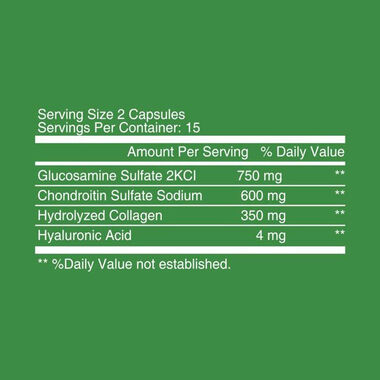 faces كبسولات جلوكوزامين وشوندرويتين