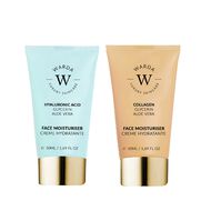 SKIN HYDRATION BOOST HYALURONIC ACID MOISTURISER 50ml + SKIN LIFTER BOOST COLLAGEN MOISTURISER 50ml faces skin hydration boost hyaluronic acid moisturiser 50ml skin lifter boost collagen moisturiser 50ml