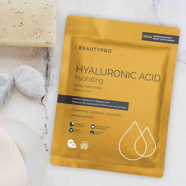 faces hyaluronic acid gold foil mask