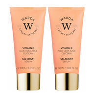 2 x SKIN GLOW BOOST VITAMIN C GEL SERUM 30ml faces 2 x skin glow boost vitamin c gel serum 30ml