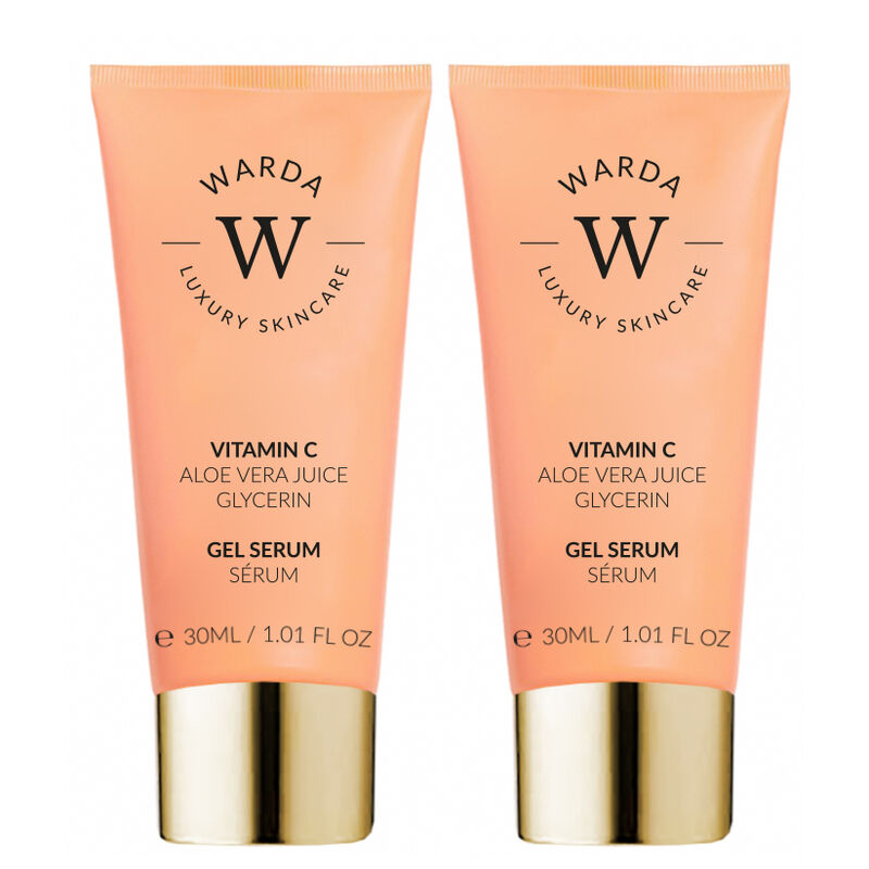 erthskin london 2 x skin glow boost vitamin c gel serum 30ml
