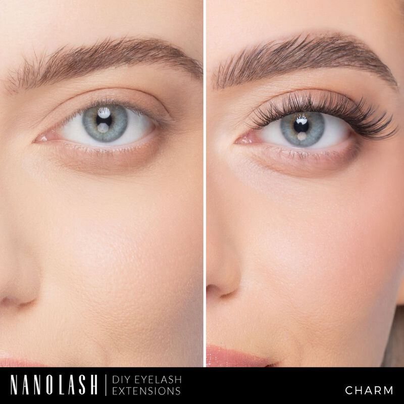 nanolash diy eyelash extensions starter kit charm