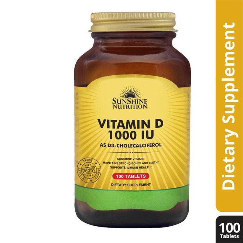 sunshine nutrition vitamin d 1000iu