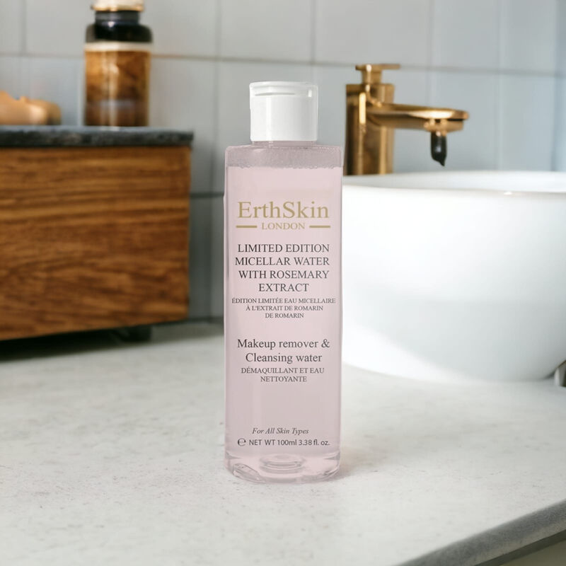 erthskin london limited edition micellar water with rosemary extract 100ml