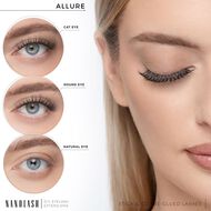 DIY Stick & Go Pre-glued Lashes Allure Short faces diy stick go pre glued lashes allure short