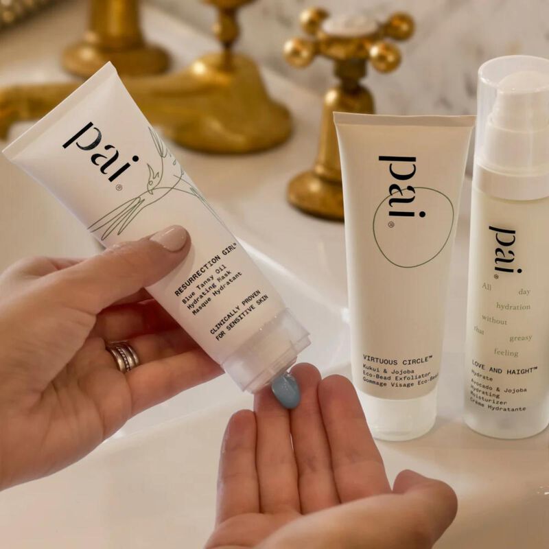 pai skincare resurrection girl blue tansy oil & resurrection plant hydrating mask