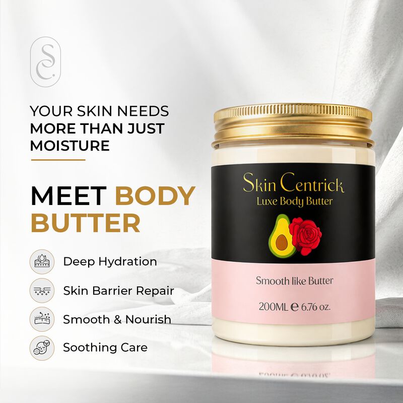 skin centrick rose shea body butter