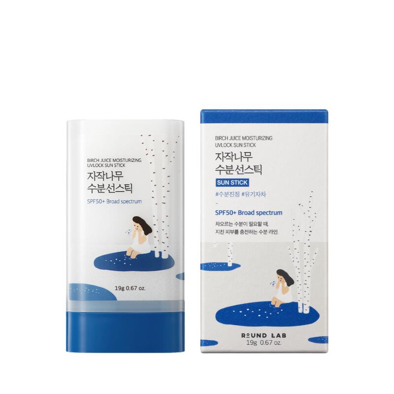 round lab birch moisturizing sun stick spf 50+ pa++++