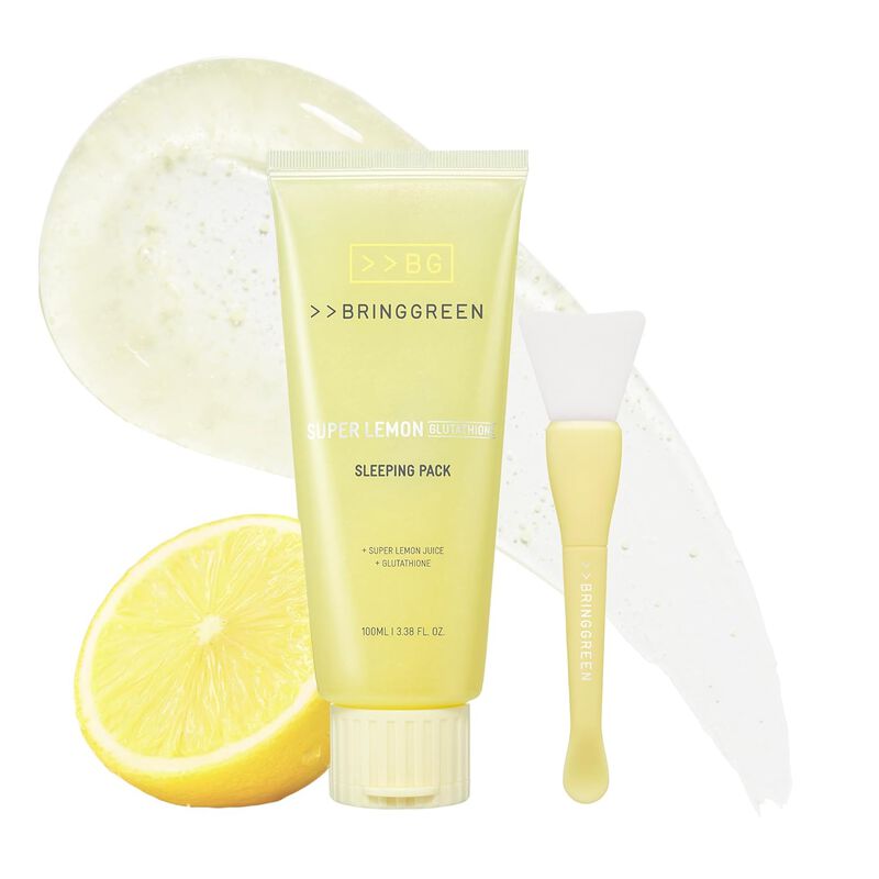 bringgreen super lemon glutathione sleeping pack