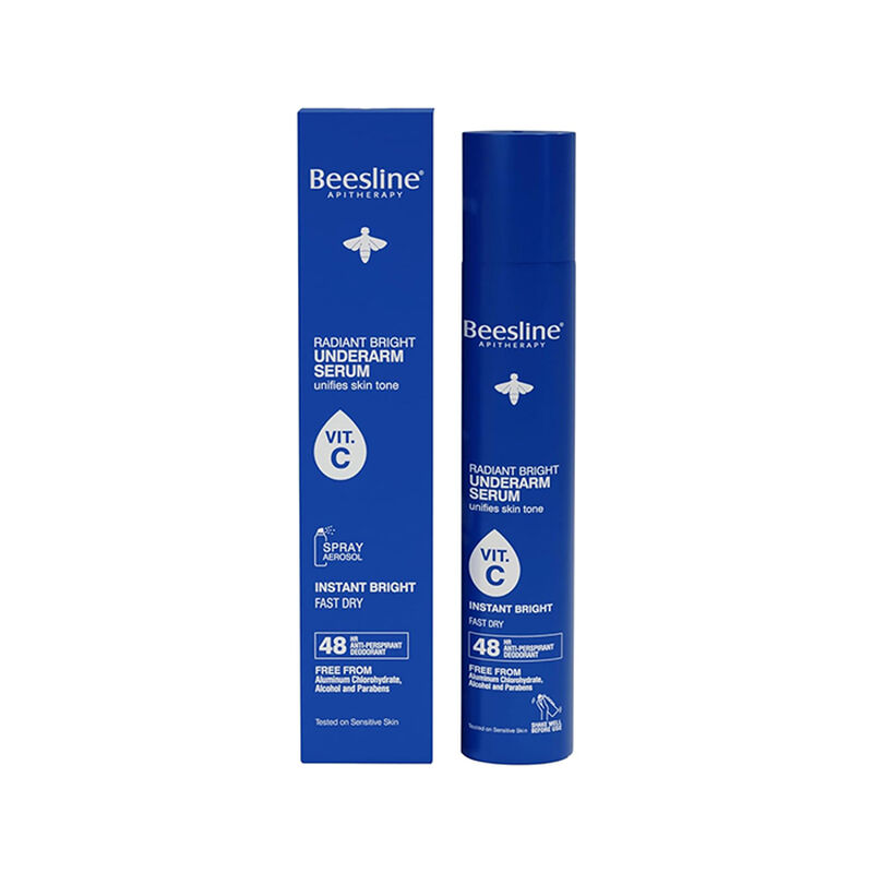 beesline radiant bright underarm serum instant bright