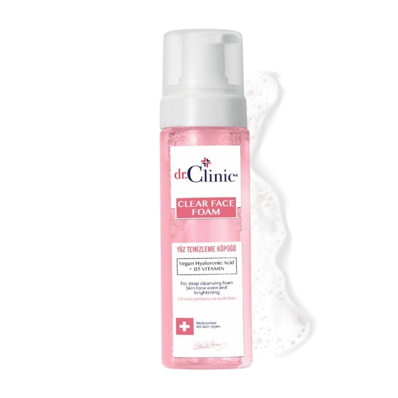 dr. clinic prebiotic cleansing foam for dry & sensitive skin
