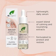 Dr Organic Skin Calm Probiotic Protection Serum faces dr organic skin calm probiotic protection serum
