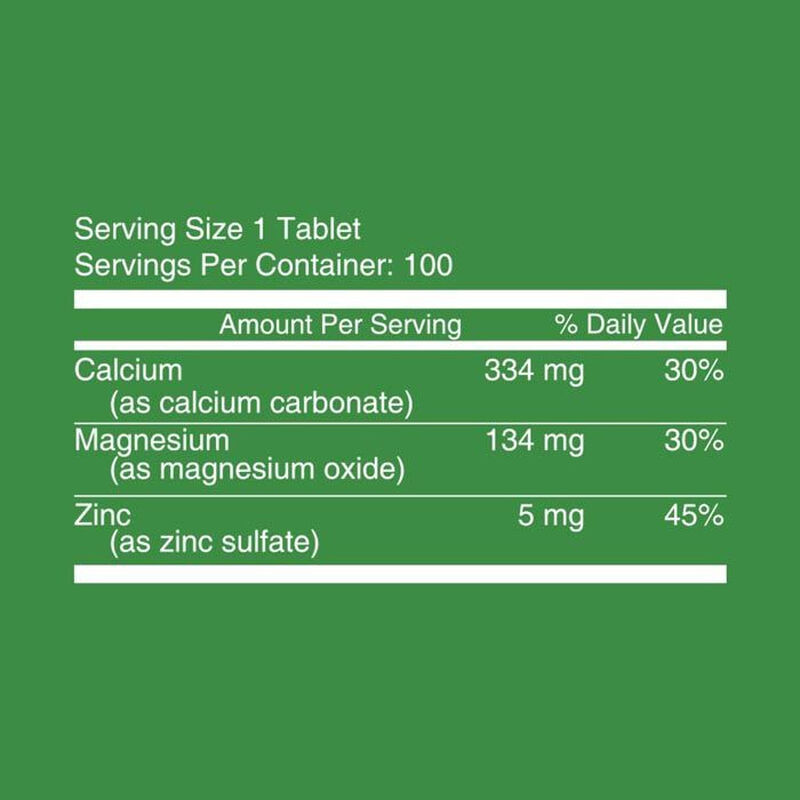 نوتريشونل أقراص كالسيوم ومغنيسيوم وزنك