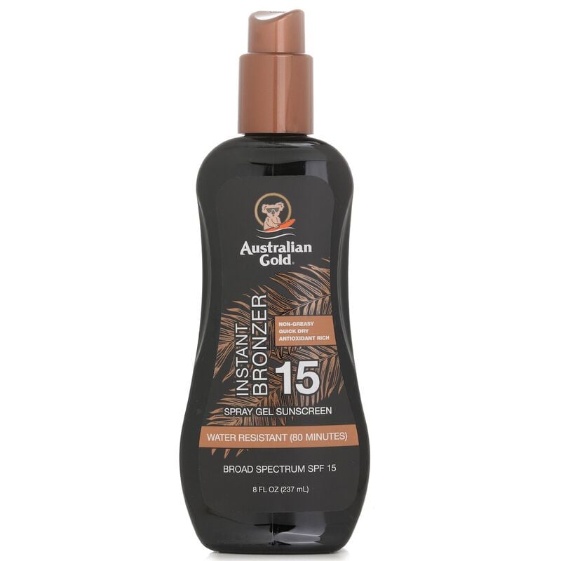 واقي شمسي جل سبراي واسع الطيف Spf 15 مع سمرة فوري